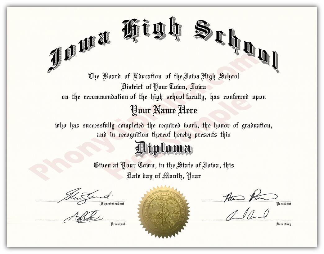 Fake USA High School Diplomas By State