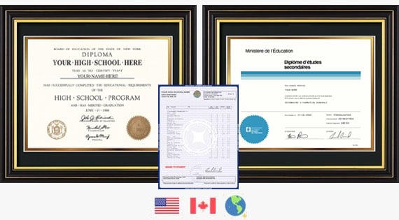 Buy Fake High School and Secondary Diplomas and Transcripts from PhonyDiploma