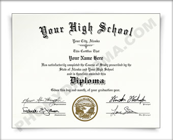 high school degree name