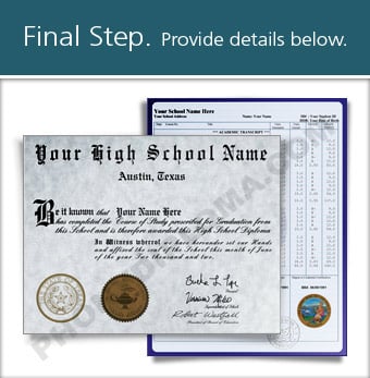 Fake High School Diploma | Fake High School Degree