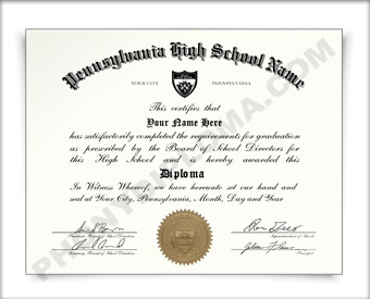 fake pennsylvania high school diploma phonydiploma com pacific high school diploma