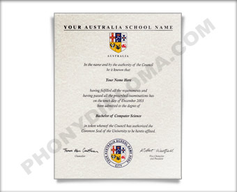 Fake Diploma from Australian University