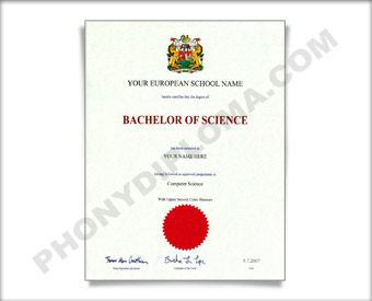 Fake Diploma from European University European D