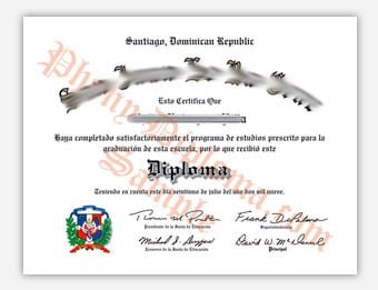 Spanish High School Diploma Template