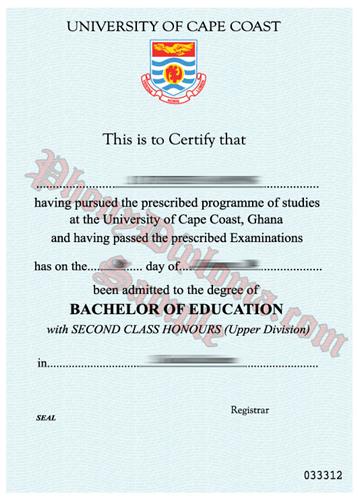 sample degree certificates of universities