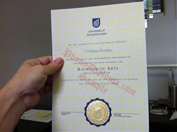 Two Color Emblem on Fake Diploma
