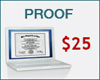 Proof - See it before it ships - $25