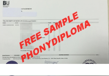 Australia Bournmouth University Actual Match Transcript Free Sample From Phonydiploma