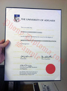 University Of Adelaide Australia Fake Diploma Sample From Phonydiploma