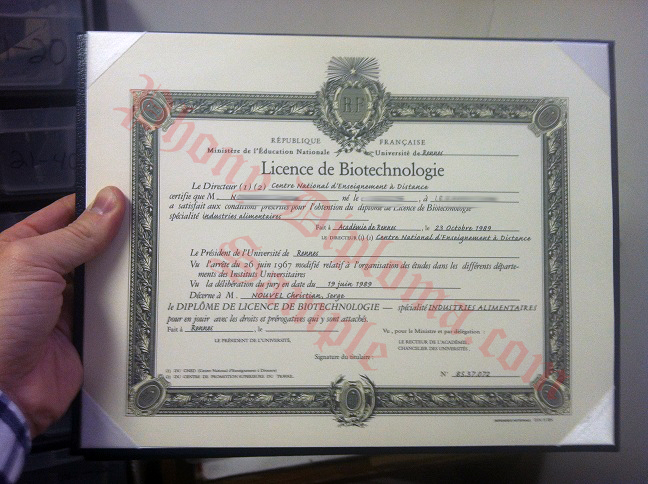 Licence De Biotechnologie France Photo