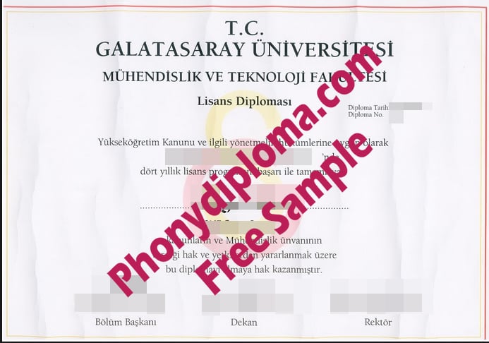 Galatasary Universitesi University Turkey Free Sample From Phonydiploma