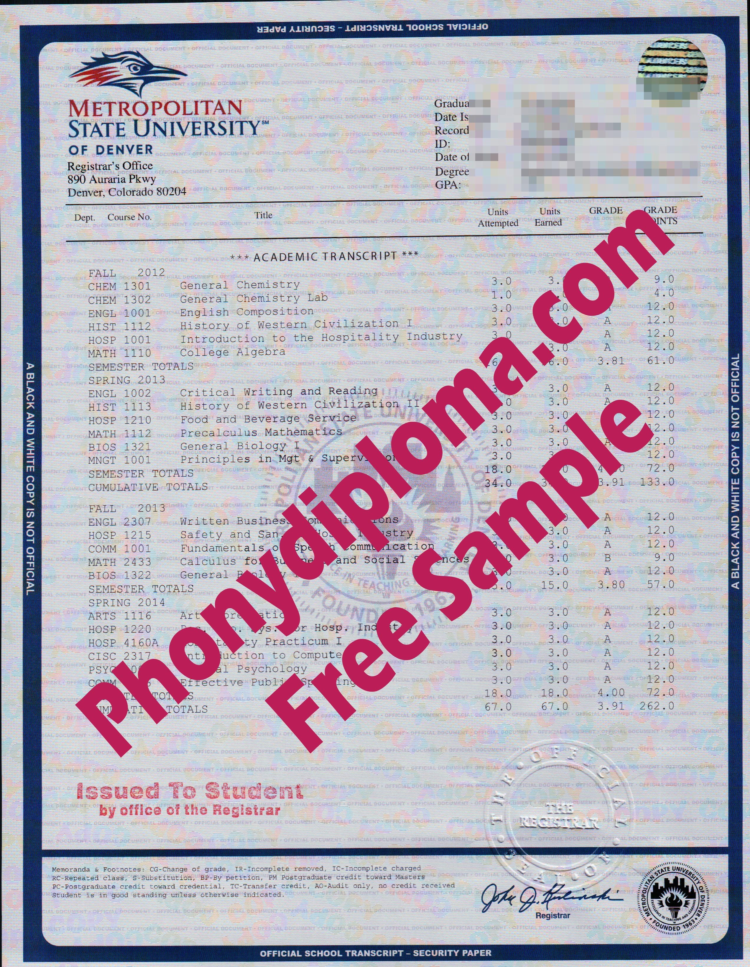 Metroipolitan State University House Design Transcript Free Sample From Phonydiploma