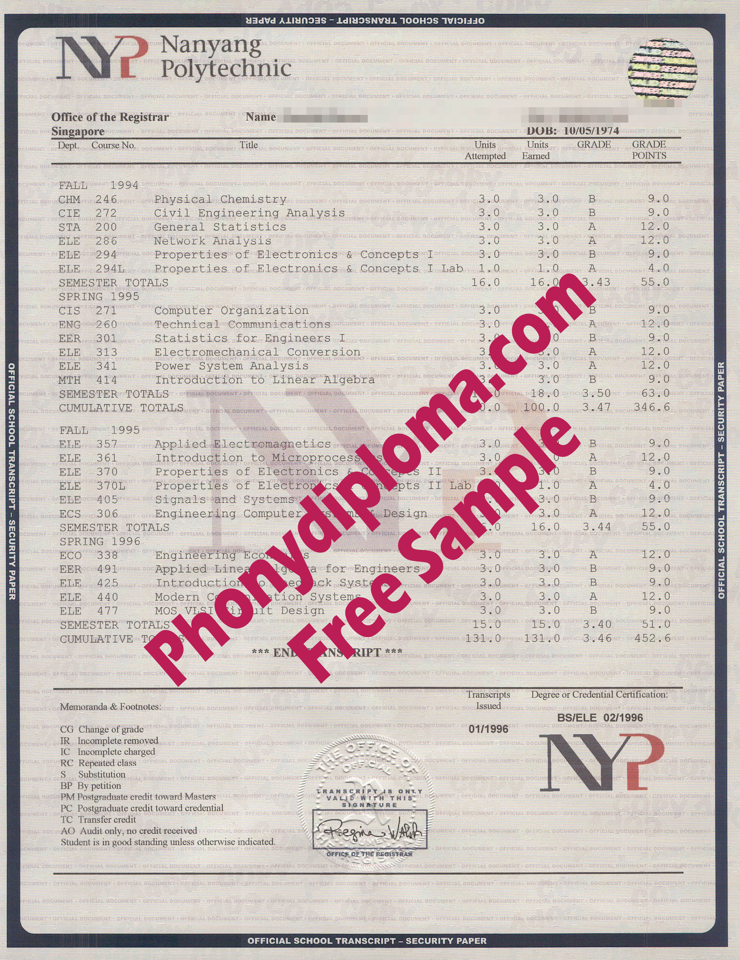 Nanyang Polytechnic House Design Transcript Free Sample From Phonydiploma