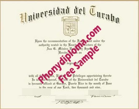 Puerto Rico Universidad Del Turabo Free Sample From Phonydiploma