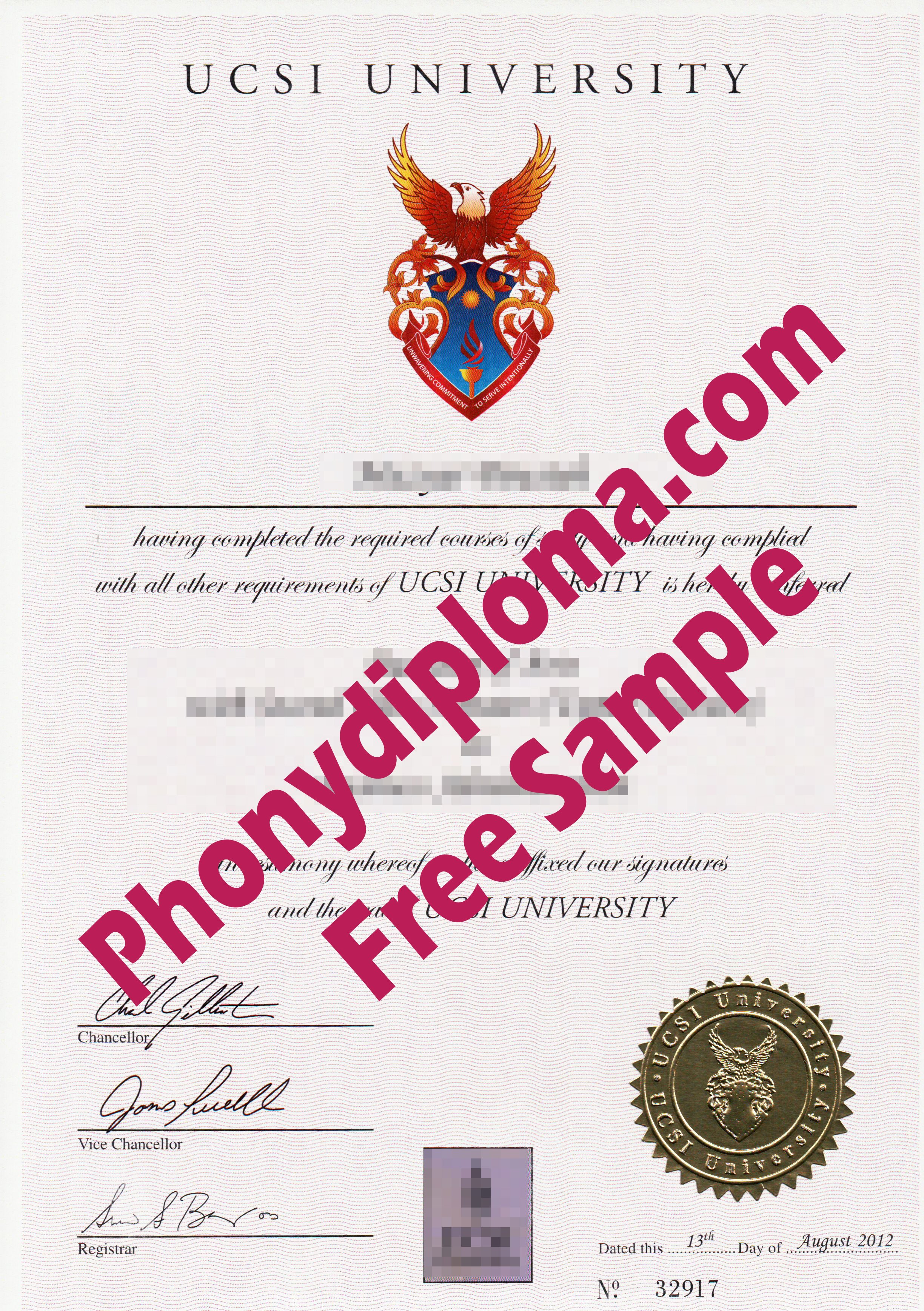Ucsi University Free Sample From Phonydiploma