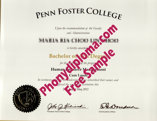 Usa Penn Foster College Free Sample From Phonydiploma