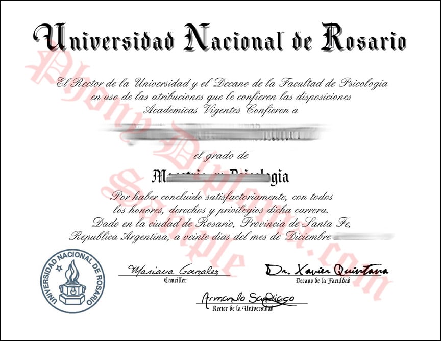 Universidad Nacional De Rosario Inquiry Free Sample From Phonydiploma
