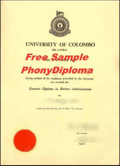 University Of Colombo Sri Lanka  Free Sample From Phonydiploma