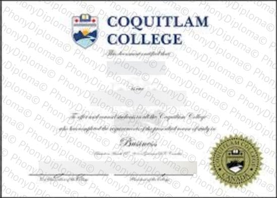 Canada Coquitlam College Free Sample From Phonydiploma