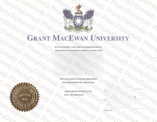 Canada Grant Macewan University Free Sample From Phonydiploma 