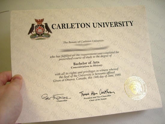 Carleton University Photo Free Sample From Phonydiploma