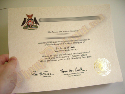 Fake Diploma Sample 1