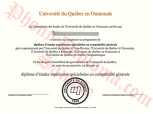 Universite Du Quebec En Outaouais Fake Diploma From Canadian School From Phonydiploma