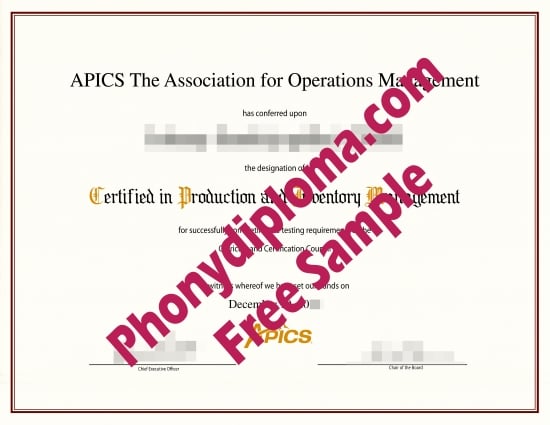 Apics Cpim Free Sample From Phonydiploma