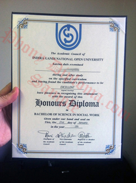 Indira Gandhi National Open University India Fake Diploma Sample From Phonydiploma