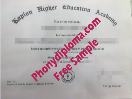 Malaysia Kaplan Higher Education Academy Diploma Free Sample From Phonydiploma