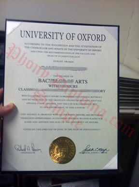 University Of Oxford 2 United Kingdom Uk Fake Diploma Sample From Phonydiploma
