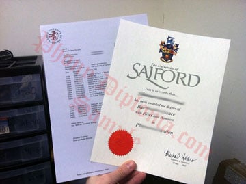 University Of Salford Diploma And Transcripts Photo