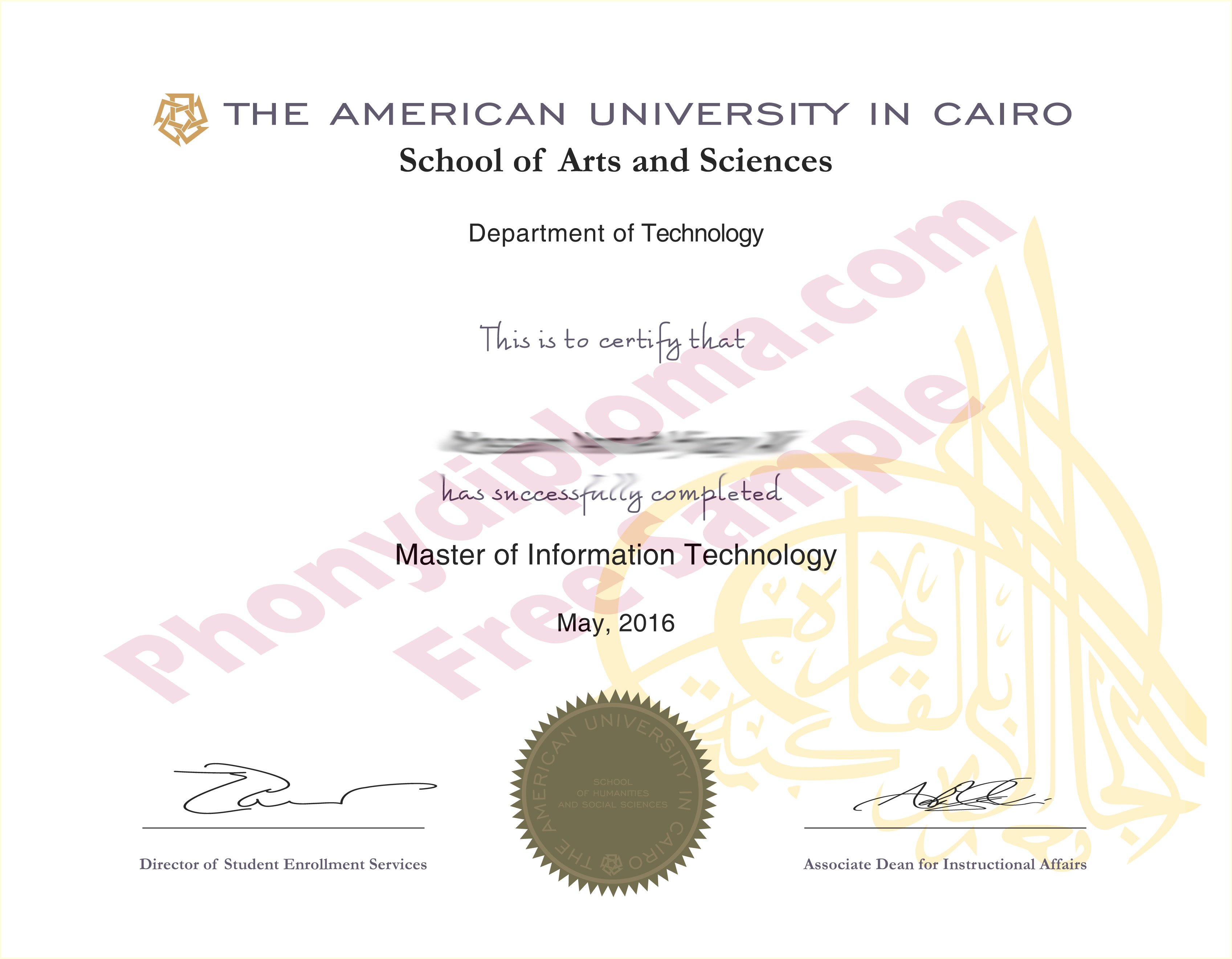 Uae Fake Diploma Sample From Phonydiploma