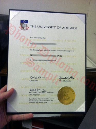 University Of Adelaide 2 Australia Fake Diploma Sample From Phonydiploma