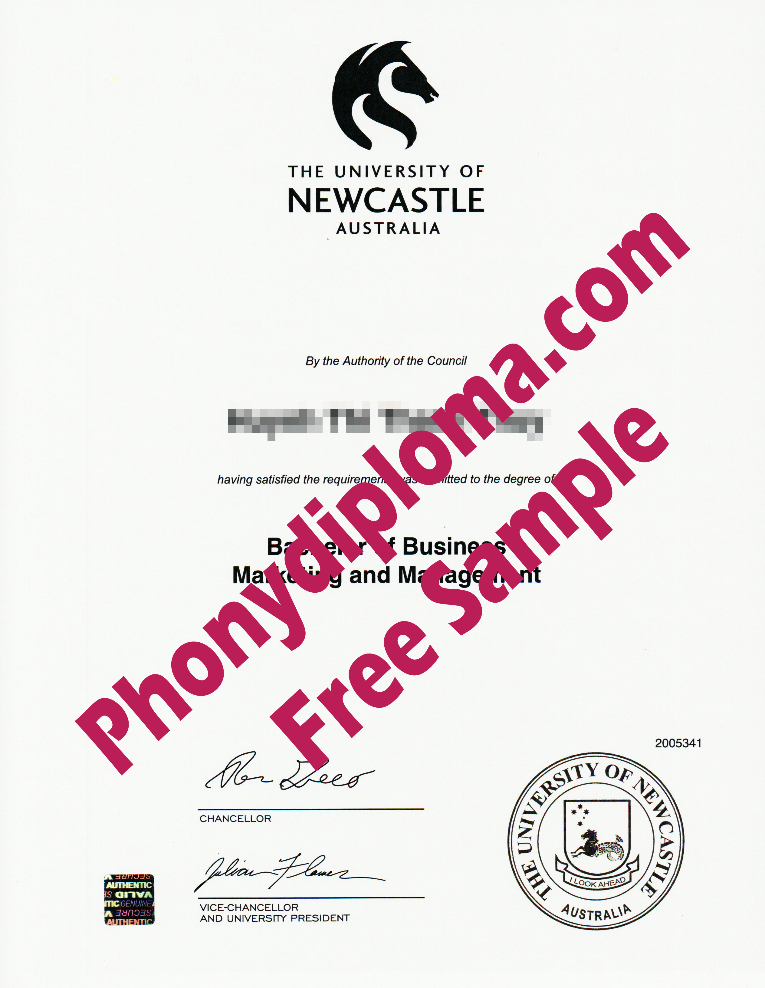 University Of Newcastle Australia Copy