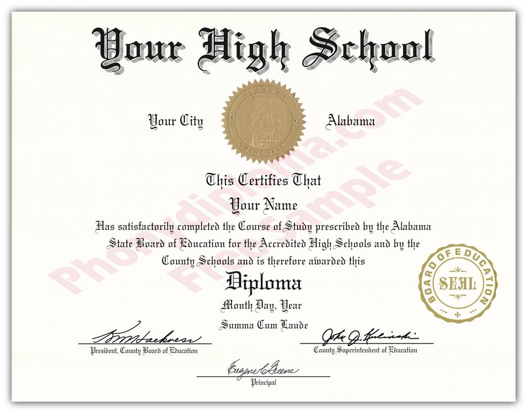 High School Replacement & Novelty Fake Diplomas and Transcripts -  PhonyDiploma.com