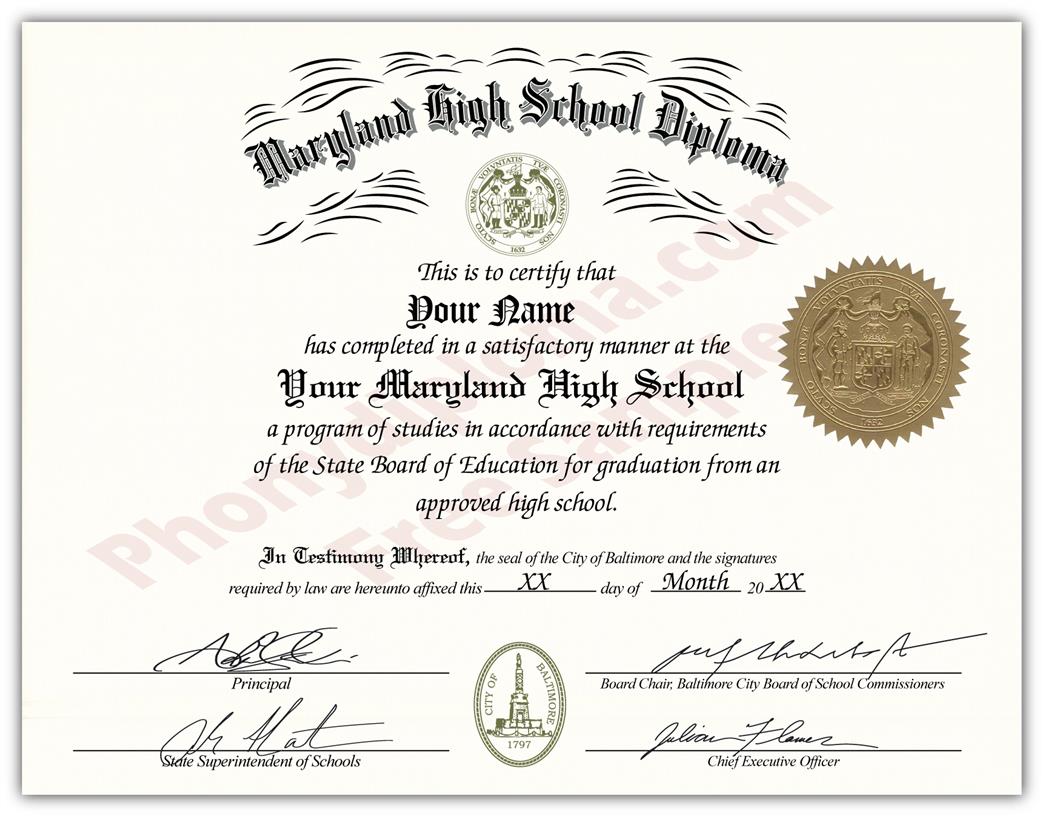 Fake USA High School Diplomas By State