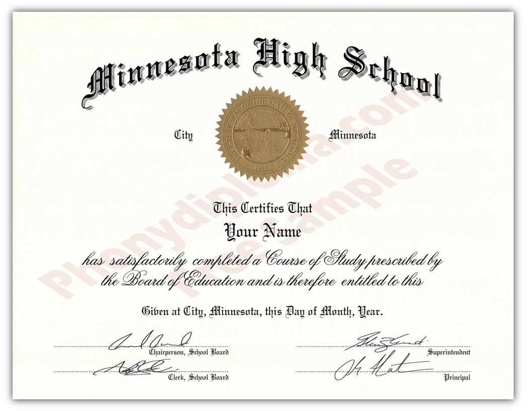 Fake USA High School Diplomas By State