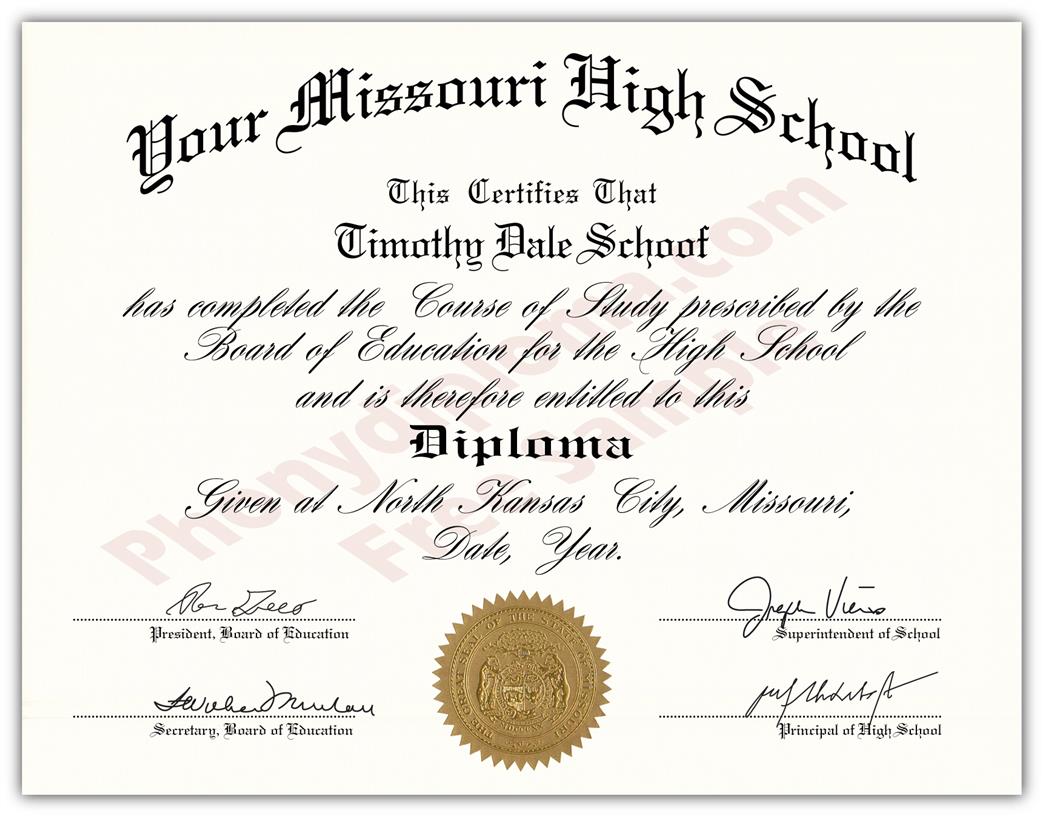 Fake USA High School Diplomas By State