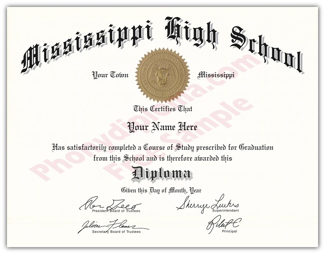 Fake USA High School Diplomas By State