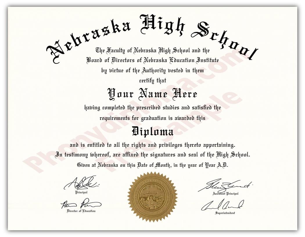 Fake USA High School Diplomas By State