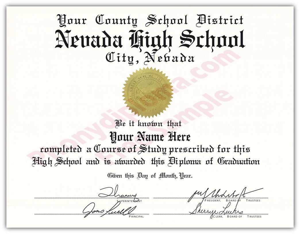 Fake USA High School Diplomas By State