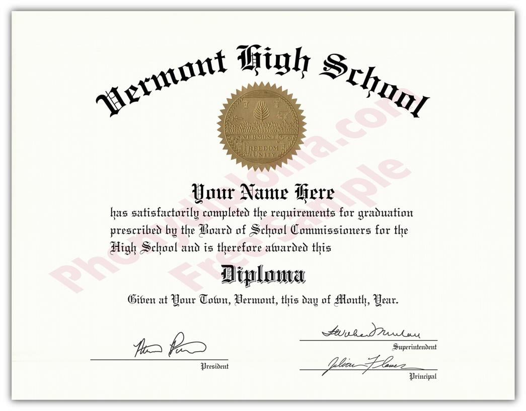 Fake USA High School Diplomas By State