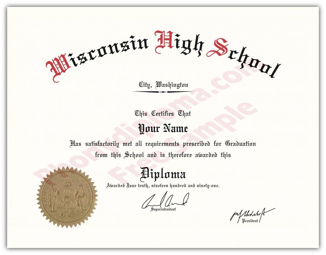 Fake USA High School Diplomas By State