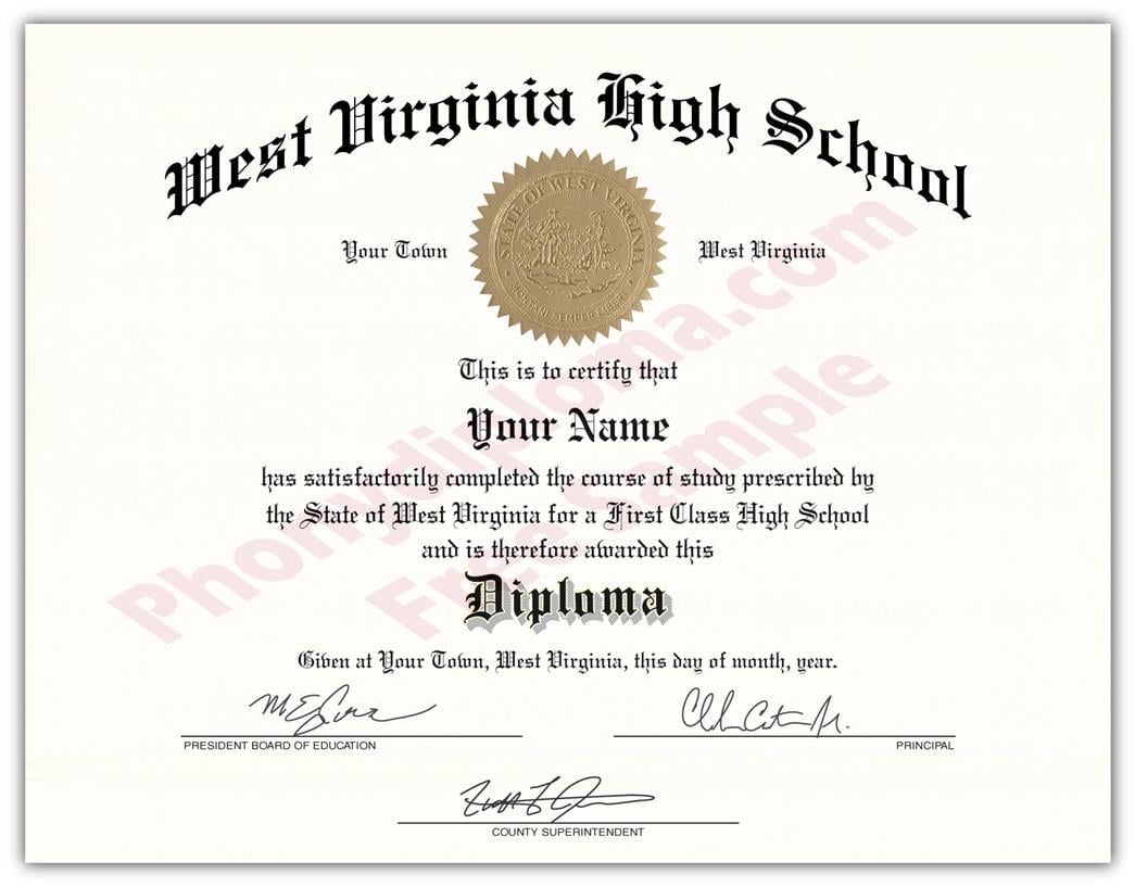 High School Replacement & Novelty Fake Diplomas and Transcripts - Phony...