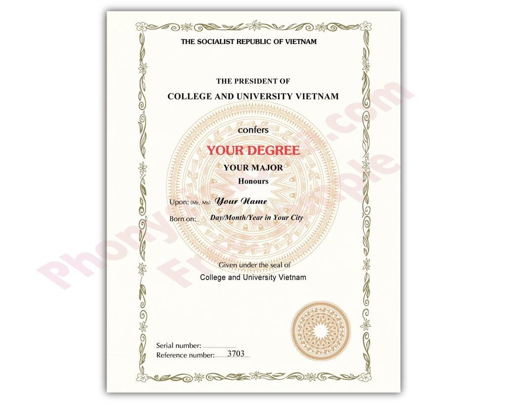 Fake Diploma Samples from Netherlands - Diploma Makers