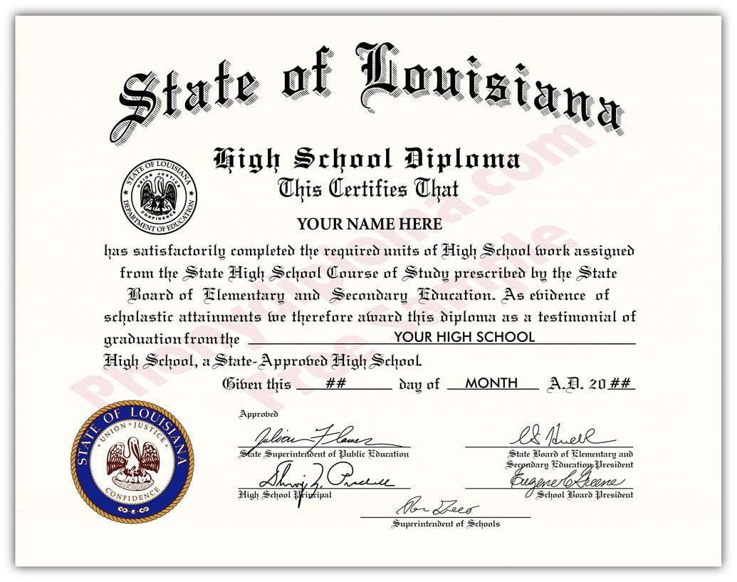 ... Fake USA High School Diplomas By State ...