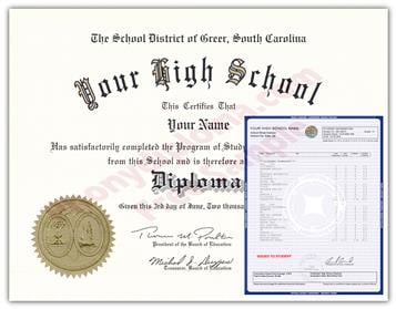 Fake High School Diplomas & Transcripts