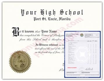 Fake High School Diplomas & Transcripts