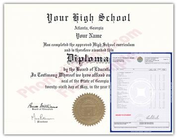 Fake High School Diplomas & Transcripts